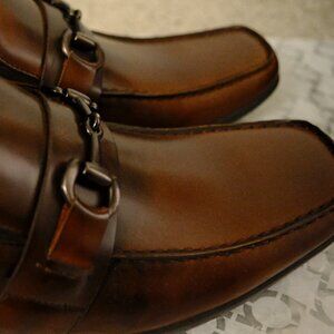 Kenneth Cole Reaction Mens Loafers US 8.5 Med Brown NIB